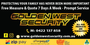 GOLDEN WEST SECURITY AFTERPAY - ZIP PAY - HUMM FINANCE AVAILABLE SECURITY DOORS AND SCREENS 